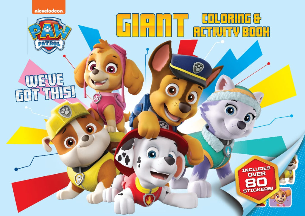 Nickelodeon Paw Patrol giant coloring activity Book