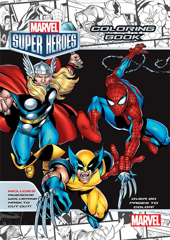 Marvel superhero coloring