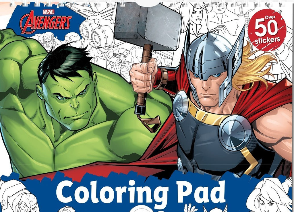 Marvel avengers coloring pad