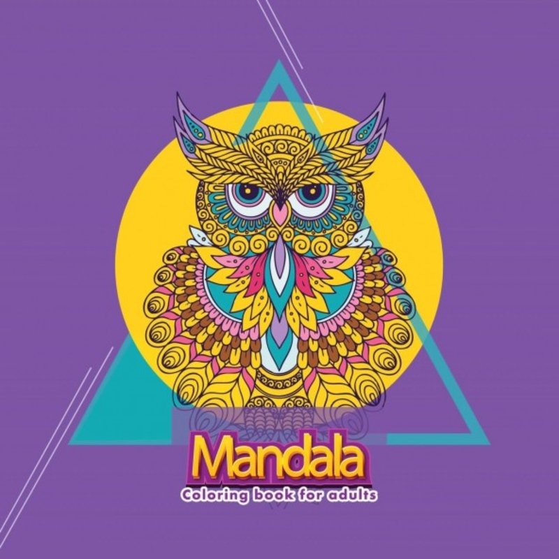 Mandalas Adult Coloring Book: Owl